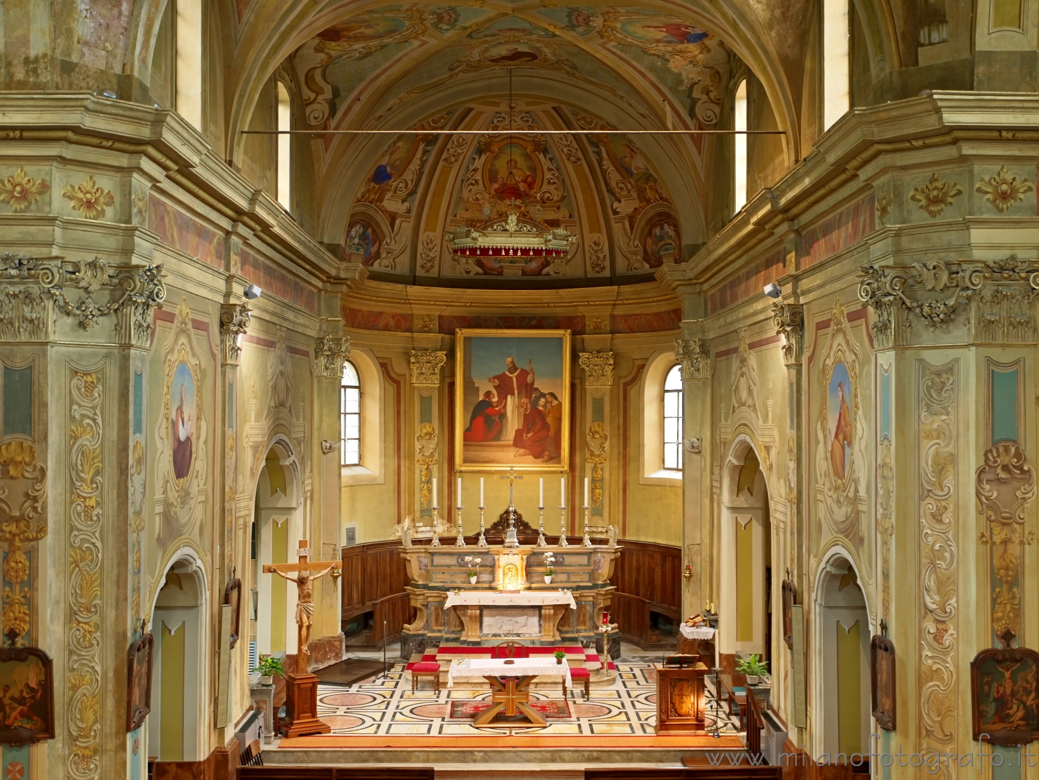 Tollegno (Biella) - Abside della Chiesa Parrocchiale di San Germano